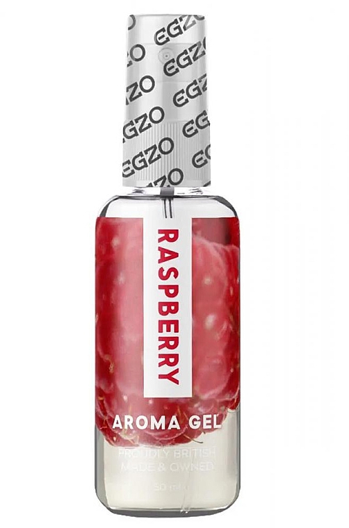 Съедобный лубрикант на водной основе "Малина" - Egzo Aroma Gel Raspberry — фото N1