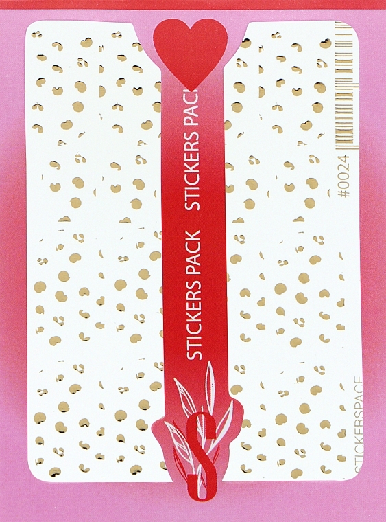 Дизайнерські наклейки для нігтів "Foil 0024" - StickersSpace  — фото N1