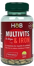 Пищевая добавка "Мультивитамины и железо" - Holland & Barrett Multivits & Iron — фото N1