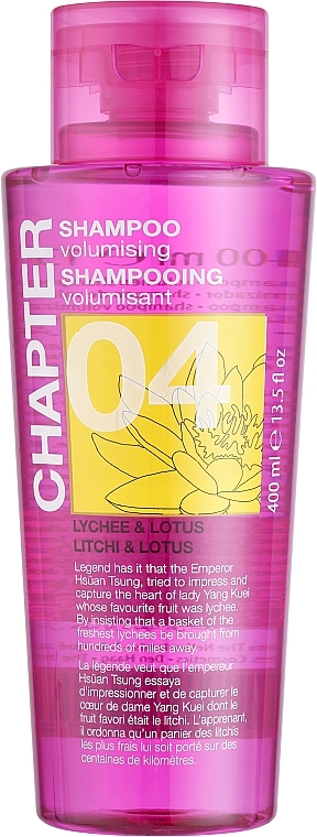 Шампунь для додання об'єму з ароматом лічі і лотоса - Mades Cosmetics Chapter Shampoo Volumising Lychee & Lotus