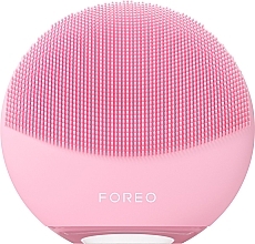 Двосторонній масажер для очищення обличчя - Foreo Luna 4 Mini Dual-Sided Facial Cleansing Massager Pearl Pink — фото N1