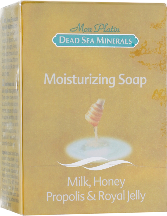 Увлажняющее мыло с молоком, медом, прополисом и маточным молочком - Mon Platin DSM Moisturizing Soap — фото N1