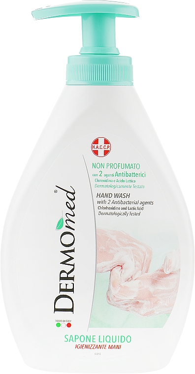 Крем-мыло "Дезинфицирующее" - Dermomed Sanitizing Liquid Soap — фото N2