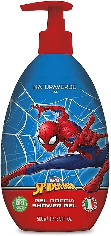 Гель для душа для детей "Спайдермен" - Naturaverde Kids Spider Man Shower Gel — фото N1