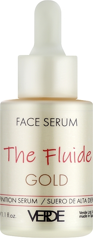 Сироватка флюїд для обличчя "The Fluide Gold" - Verde Face Serum — фото N1