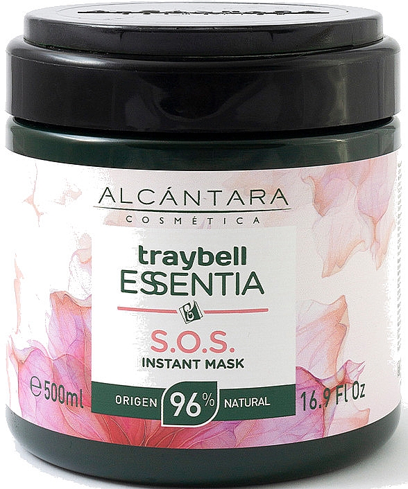 Ультравідновлювальна маска для волосся з миттєвим ефектом - Alcantara Cosmetica Traybell Essentia SOS Instant Mask — фото N1