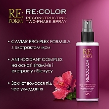 Двухфазный спрей для восстановления окрашенных волос "Сохранение цвета" - Re:form Re:color Reconstructing Two-Phase Spray — фото N4