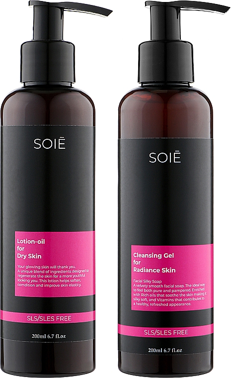 Набор - Soie For Dry Skin (gel/200ml + lot/200ml) 