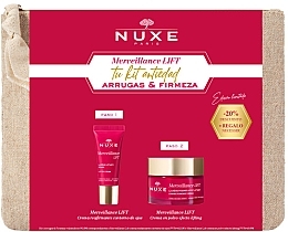 Духи, Парфюмерия, косметика Набор - Nuxe Merveillance Lift (cr/50ml + eye/cr/15ml + bag/1pc)