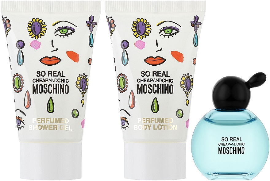Moschino So Real Cheap And Chic - Набор (edt/4.9ml + b/lot/25ml + sh/gel/25ml)