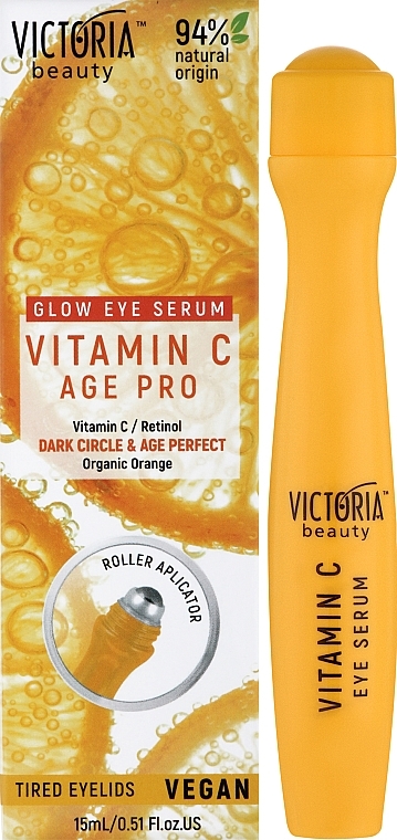 Сироватка-ролер для області навколо очей з вітаміном С - Victoria Beauty C Age Pro — фото N2