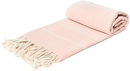Полотенце для хаммама, розовое - Yeye Soft Basic — фото N1
