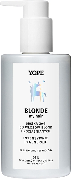 Кондиционер-маска 2в1 для светлых и осветленных волос - Yope Blonde — фото N1