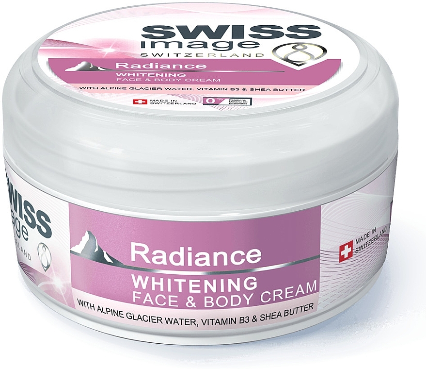 Відбілювальний крем для обличчя та тіла - Swiss Image Radiance Whitening Face & Body Cream — фото N1