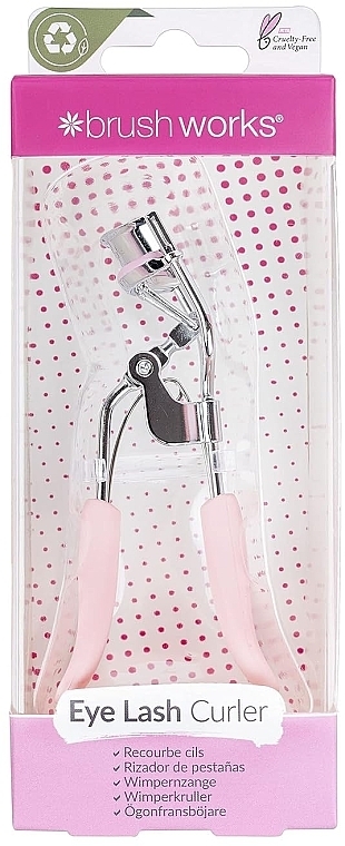 Щипцы для завивки ресниц, розовые - Brushworks Eyelash Curler Pink — фото N1