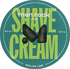 Духи, Парфюмерия, косметика Крем для бритья - Men Rock London Sicilian Lime Shave Cream 