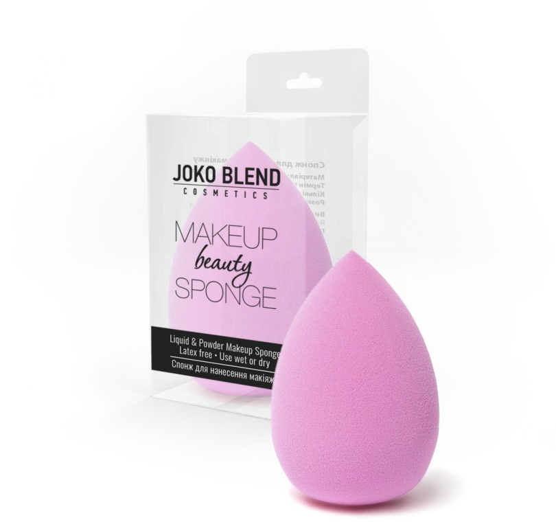 Спонж для макияжа - Joko Blend Makeup Beauty Sponge Pink 