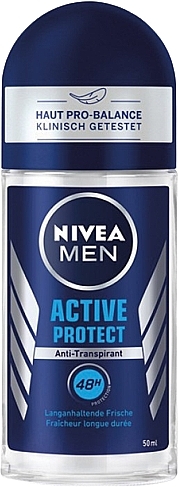 Дезодорант кульковий, для чоловіків - Nivea Deo Roll-On Active Protect — фото N1