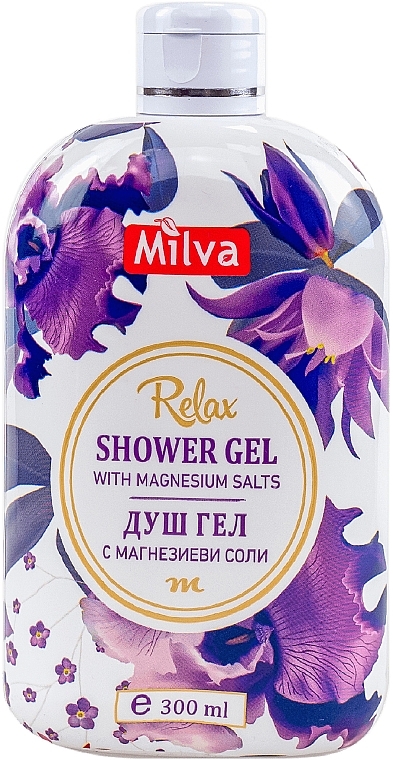 Гель для душу із солями магнію - Milva Relax Shower Gel With Magnesium Salts — фото N1