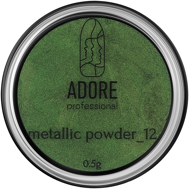 Металічна зеркальна пудра для нігтів - Adore Professional Metallic Powder