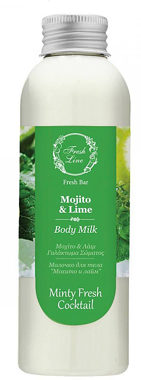 Молочко для тела "Мохито и лайм" - Fresh Line Mojito & Lime Body Milk — фото N1