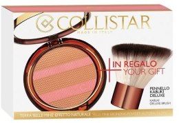 Духи, Парфюмерия, косметика Набор - Collistar Terra Belle Mine Effetto Naturale Kit (powder/10g + brush)