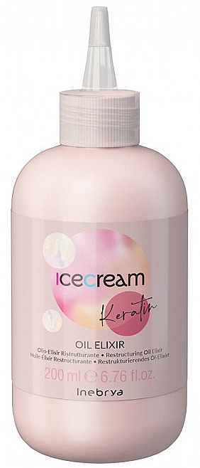 Еліксир з кератином - Inebrya Ice Cream Keratin Oil Elixir — фото N1