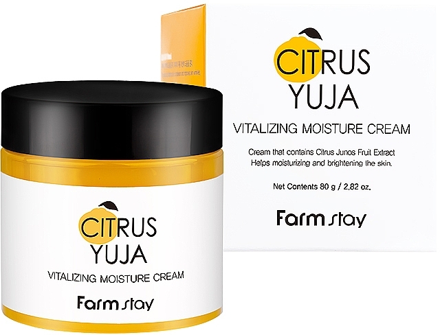 ПОДАРОК! Крем для лица - FarmStay Citrus Yuja Vitalizing Moisture Cream — фото N2