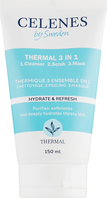 Термальний очищувальний скраб-скраб-маска 3в1 - Celenes Thermal 3in1 Cleanse-Scrub-Mask