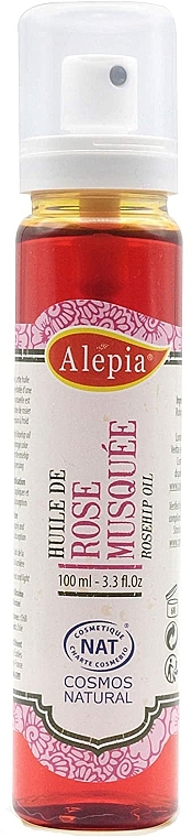 Органическое масло шиповника в спрее - Alepia Organic Rosa Rubiginosa Oil — фото N1