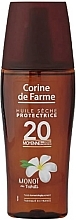 Солнцезащитное сухое масло для тела - Corine De Farme Dry Oil Protect & Tan Spray Spf 20 — фото N1