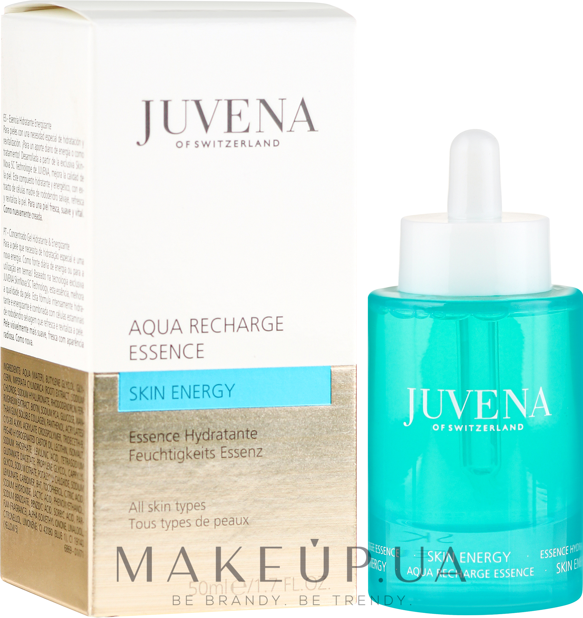 Зволожувальний енергетичний еліксир - Juvena Skin Energy Aqua Recharge Essence — фото 50ml