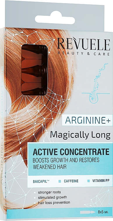 Ампули для волосся "Чарівна довжина" - Revuele Active Hair Concentrate Arginine+ Magically Long — фото N2