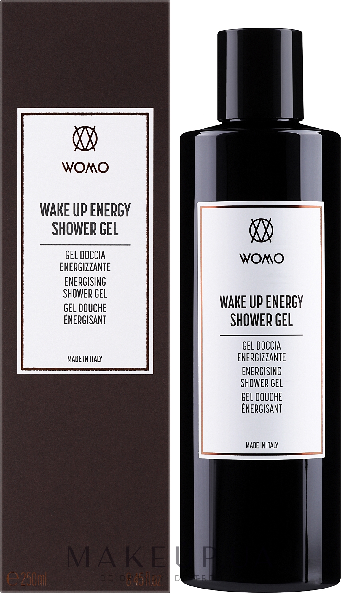 Пробуджувальний енергетичний гель для душу - Womo Wake Up Energy Shower Gel — фото 250ml
