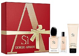 Духи, Парфюмерия, косметика Giorgio Armani Si - Набор (edp/100ml + edp/15ml + b/lot/75ml)