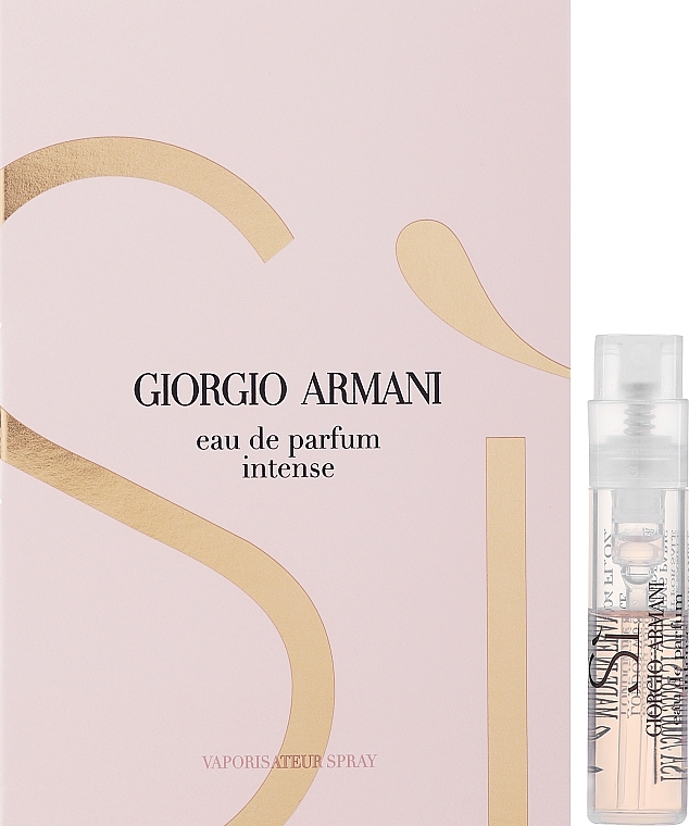 Giorgio Armani Si Intense - Інтенсивна парфумована вода (пробник) — фото N2