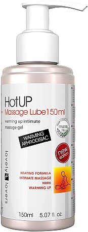 Гель для масажу - Lovely Lovers HotUP Massage Lube — фото N1