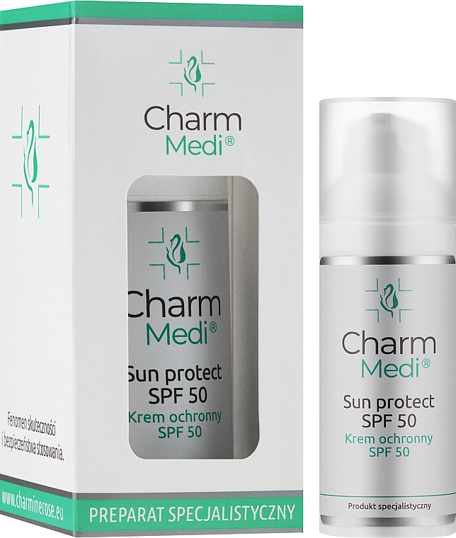 Солнцезащитный крем для лица - Charmine Rose Charm Medi Sun Protect SPF50 — фото N3