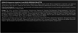 Палетка тіней класична - O’BAYS Rich Brown Palette — фото N6