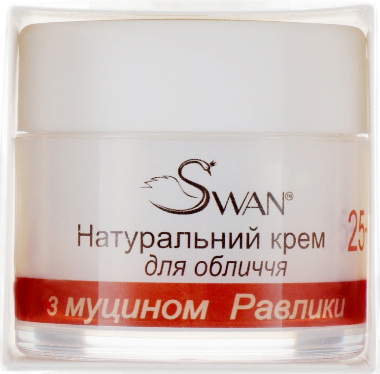 Натуральний крем для обличчя з муцином равлика, 25+ - Swan Face Cream — фото N2