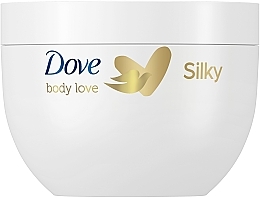Крем для тела "Увлажнение и питание шелка" - Dove Body Love Silky Pampering Body Cream — фото N2