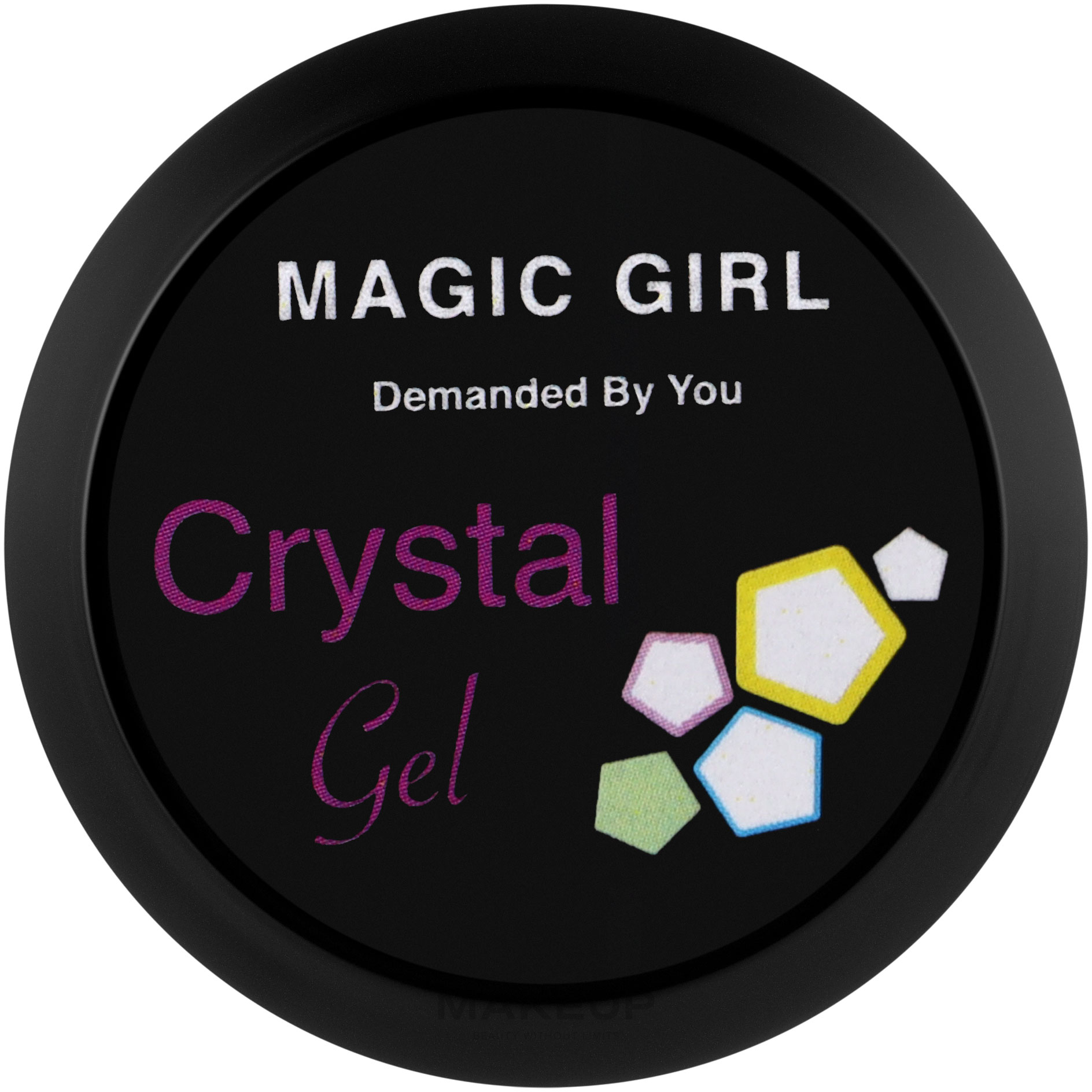 Гель для дизайну нігтів - Magic Girl Crystal Gel — фото 01