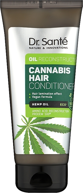 Кондиционер для волос - Dr. Sante Cannabis Hair Oil Reconstruction — фото N1