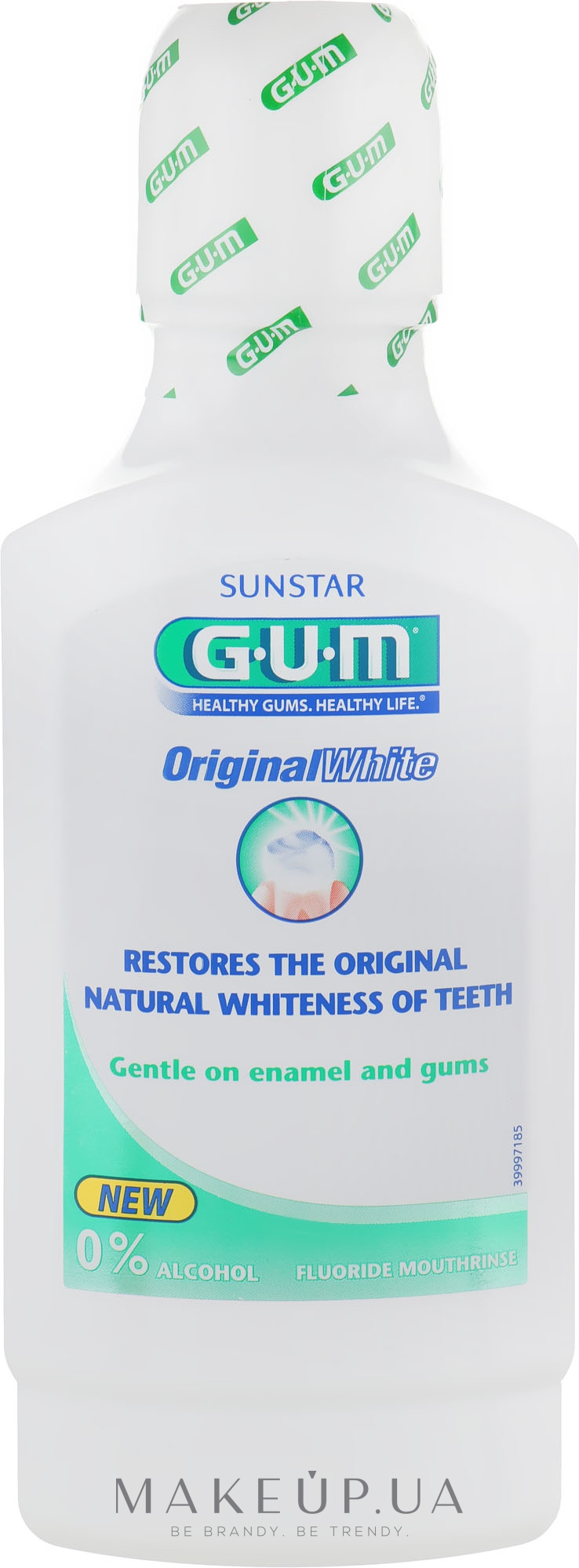 Ополіскувач для ротової порожнини "Природно білі зуби" - G.U.M Original White — фото 300ml