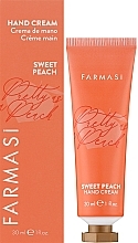 Крем для рук "Персик" - Farmasi Sweet Peach Hand Cream — фото N2