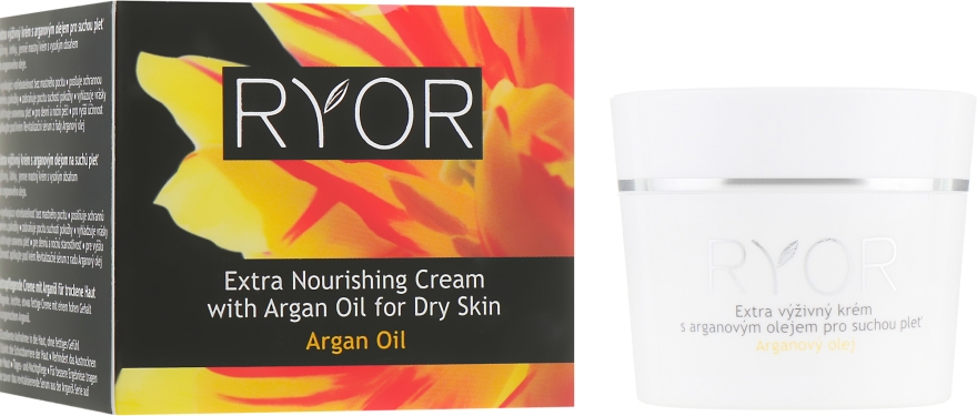 Экстрапитательный крем с аргановым маслом для сухой кожи - Ryor Argan Oil Extra-nourishing Cream For Dry Skin — фото N1