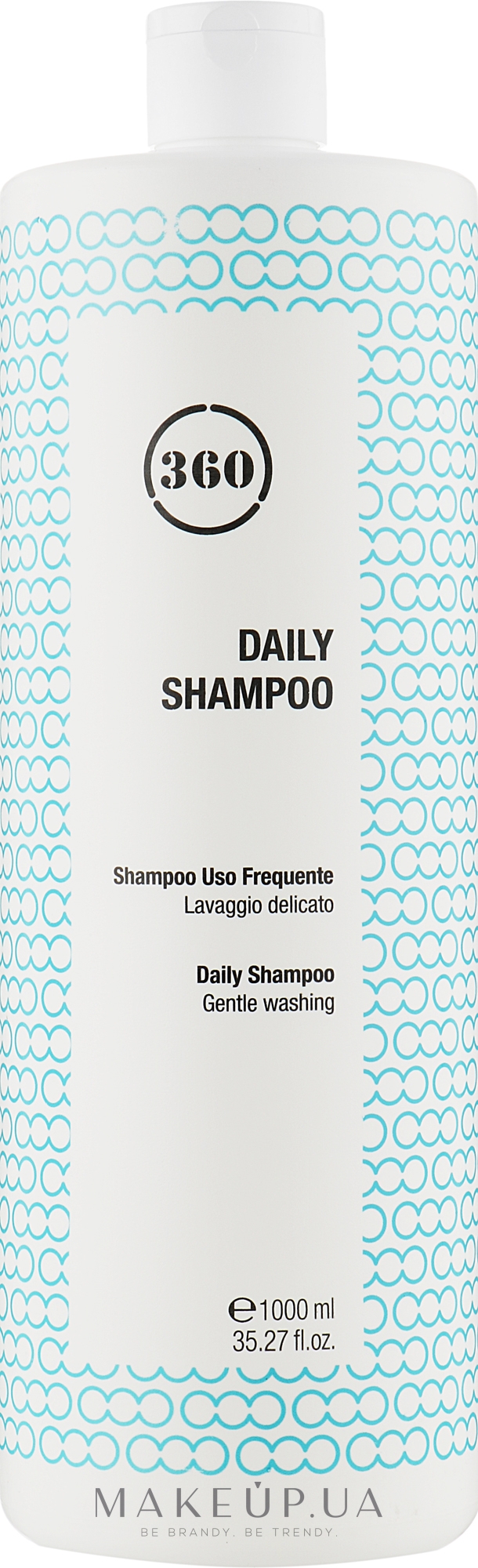 Ежедневный шампунь для всех типов волос - 360 Daily Shampoo All Hair Types — фото 1000ml