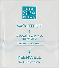 Омолоджувальна альгінатна СПА-маска № 4 - Keenwell SPA of Beauty Mask Peel-Off 4 — фото N1