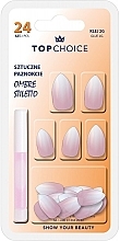 Накладные ногти "Ombre Stiletto", 78170 - Top Choice — фото N1
