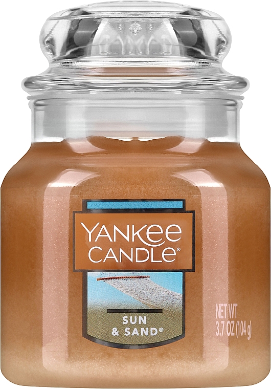 Ароматическая свеча в банке "Солнце и песок" - Yankee Candle Sun & Sand — фото N1